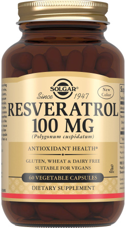Solgar Solgar Resveratrol 100 mg, 60 капс. 