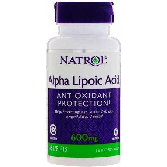 Natrol Alpha Lipoic Acid 600 мг, 45 таб.