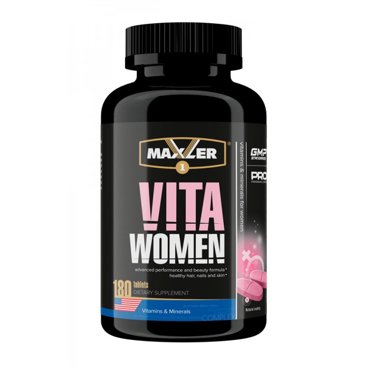 Maxler Vita Women Pro, 180 таб. Витамины для женщин