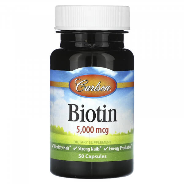 Carlson Labs Biotin 5000, 50 капс. 