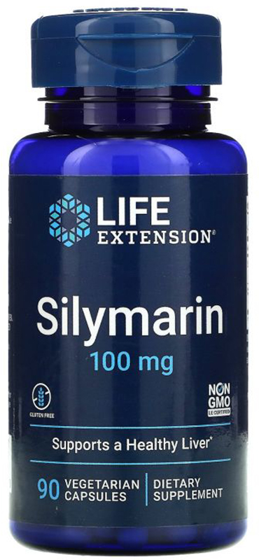 LIFE Extension LIFE Extension Silymarin 100 мг, 90 капс. 