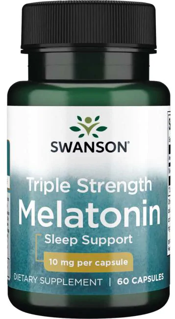 Swanson Ultra Triple Str Melatonin 10 Mg, 60 капс. 