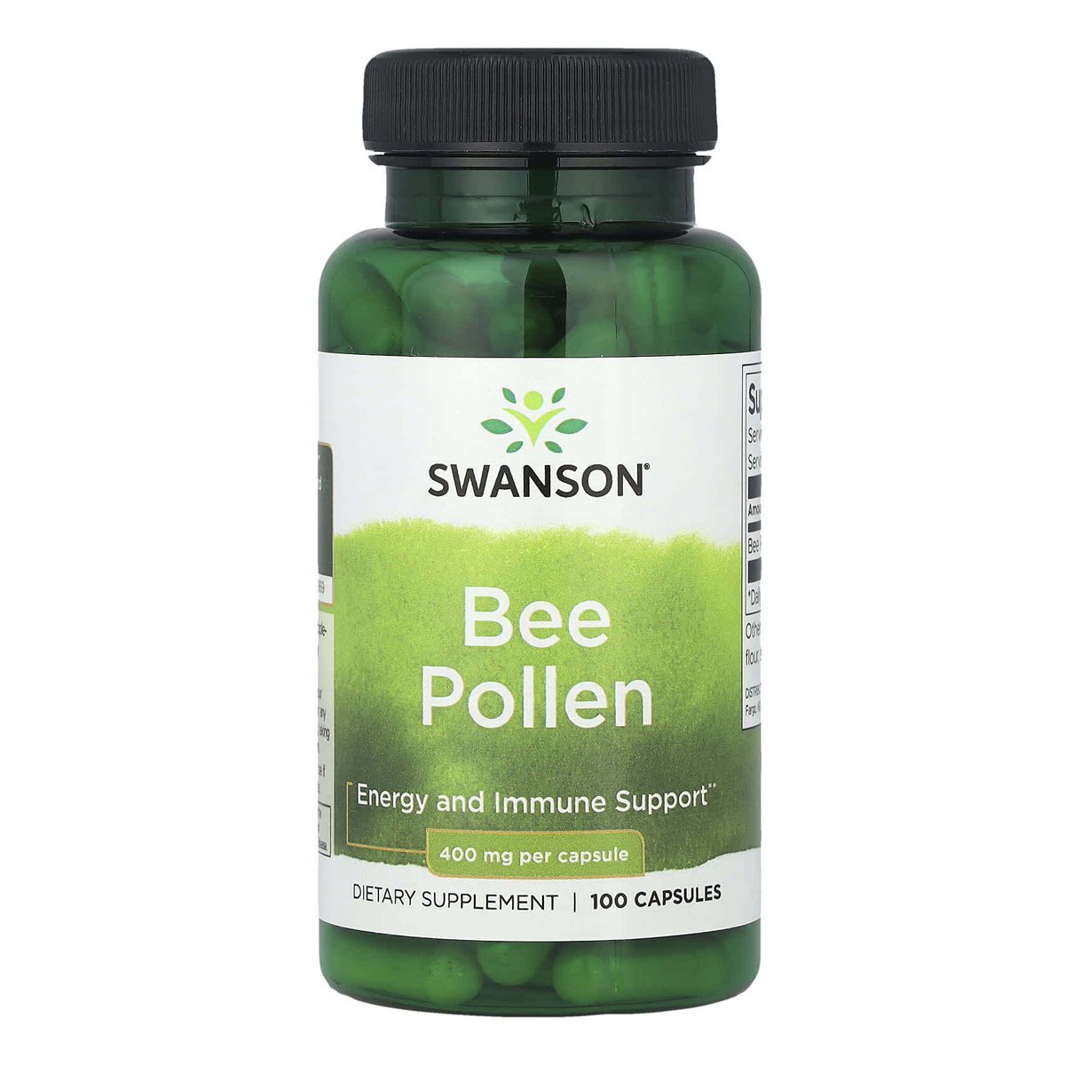 Swanson Bee Pollen 400 mg, 100 капс. 
