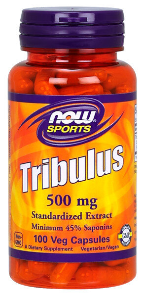 NOW Tribulus 500 mg Extract 45%, 100 капс. 