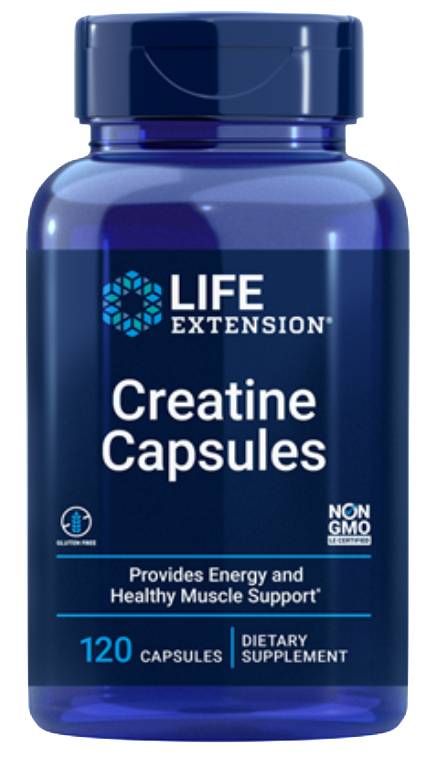 LIFE Extension Creatine Capsules, 120 капс. 