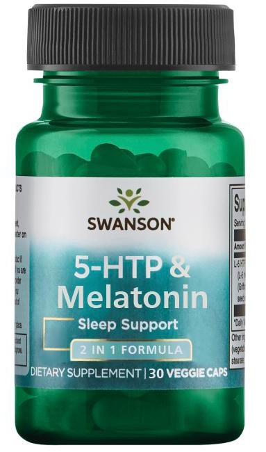 Swanson Ultra 5-Htp & Melatonin, 30 капс.
