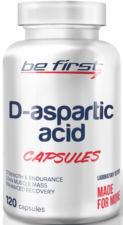 Be First Be First D-Aspartic Acid Capsules, 120 капс. 