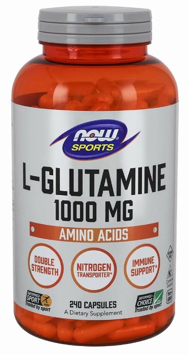 NOW L-Glutamine 1000 мг, 240 капс.