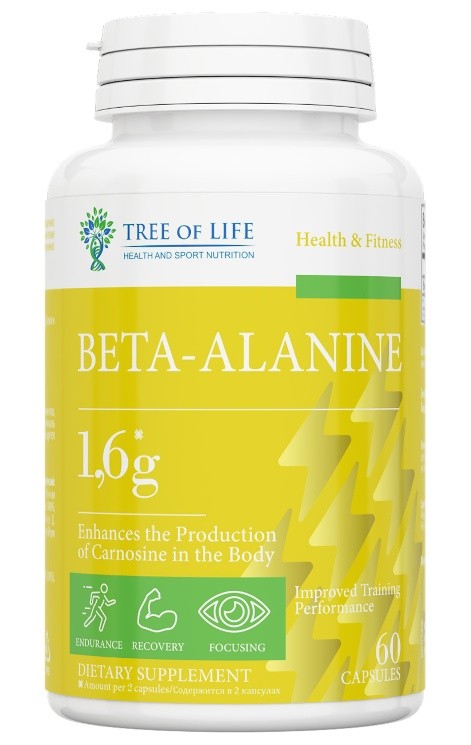 Tree of Life Tree of Life Beta-alanine, 60 капс. 