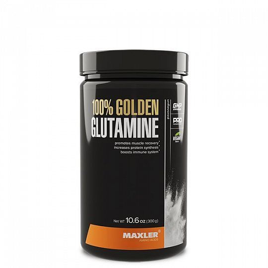 Maxler 100% Golden Glutamine (банка), 300 г 