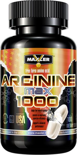 Maxler Arginine 1000 Max, 100 капс. 