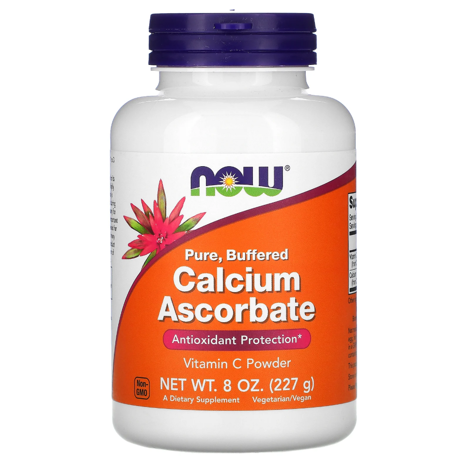NOW Calcium Ascorbate 8 oz, 227 г 