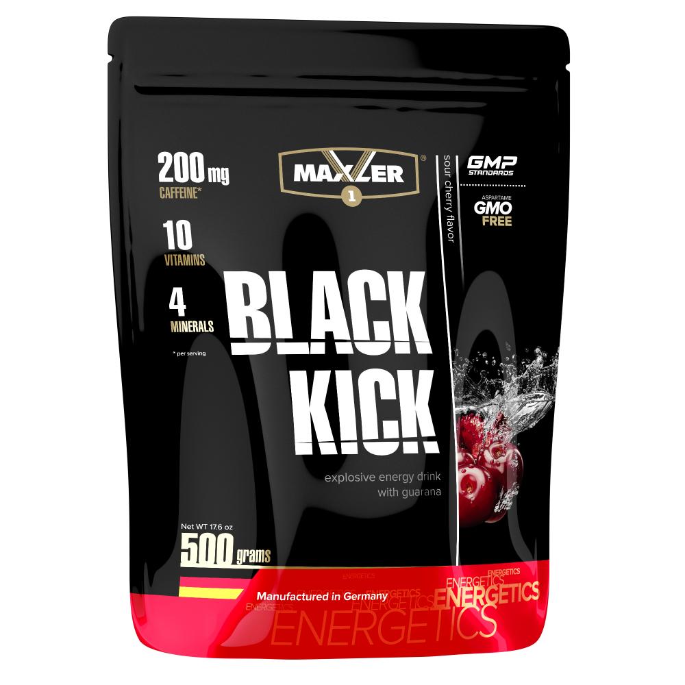 Maxler Black Kick, 500 г пакет Кофеин