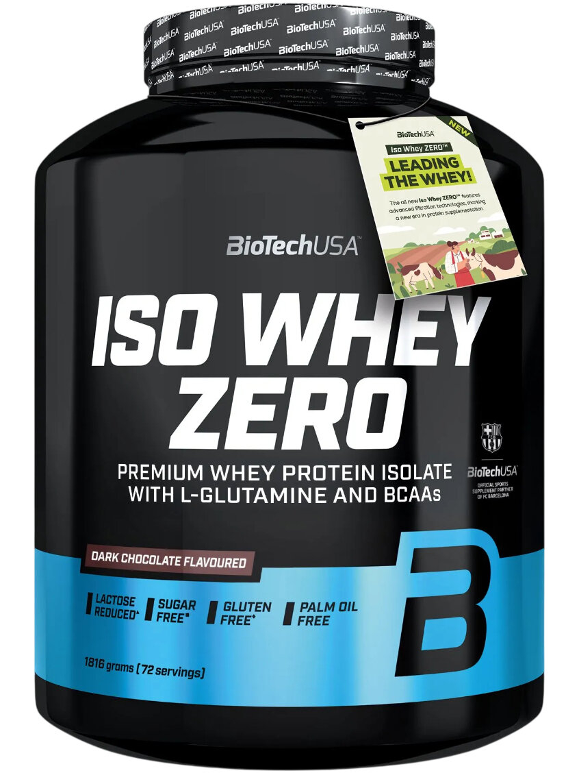 BioTechUSA Iso Whey Zero lactose free, 1816 г 