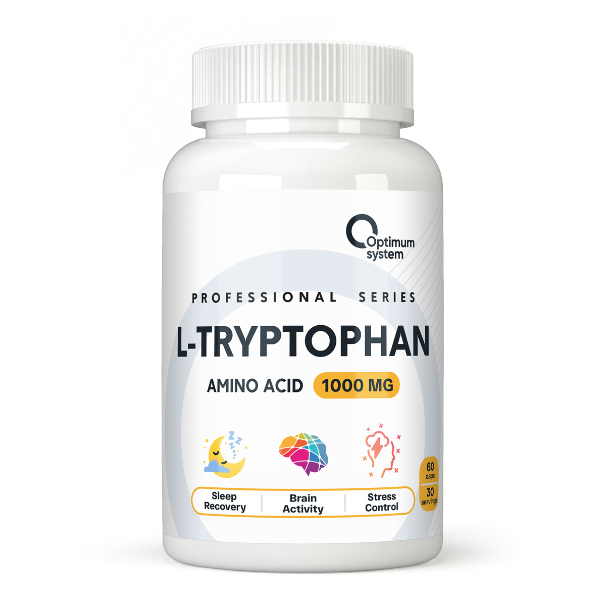 Optimum System L-Tryptophan,  60 капс 