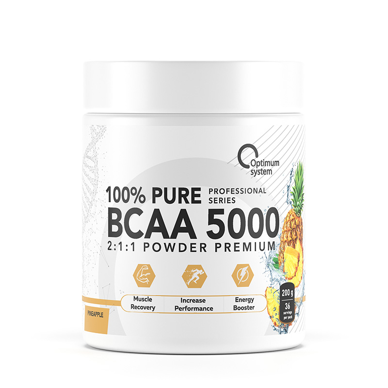 Optimum System BCAA 5000 Powder, 200 г 