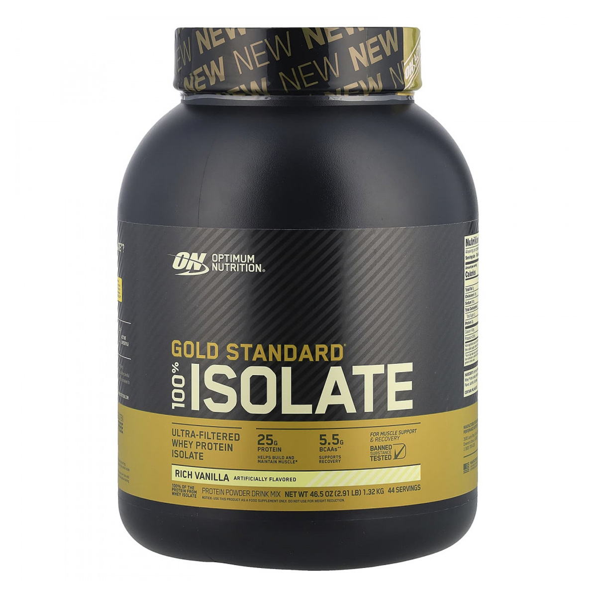 Optimum Nutrition GOLD STANDARD 100% ISOLATE, 1320 г 