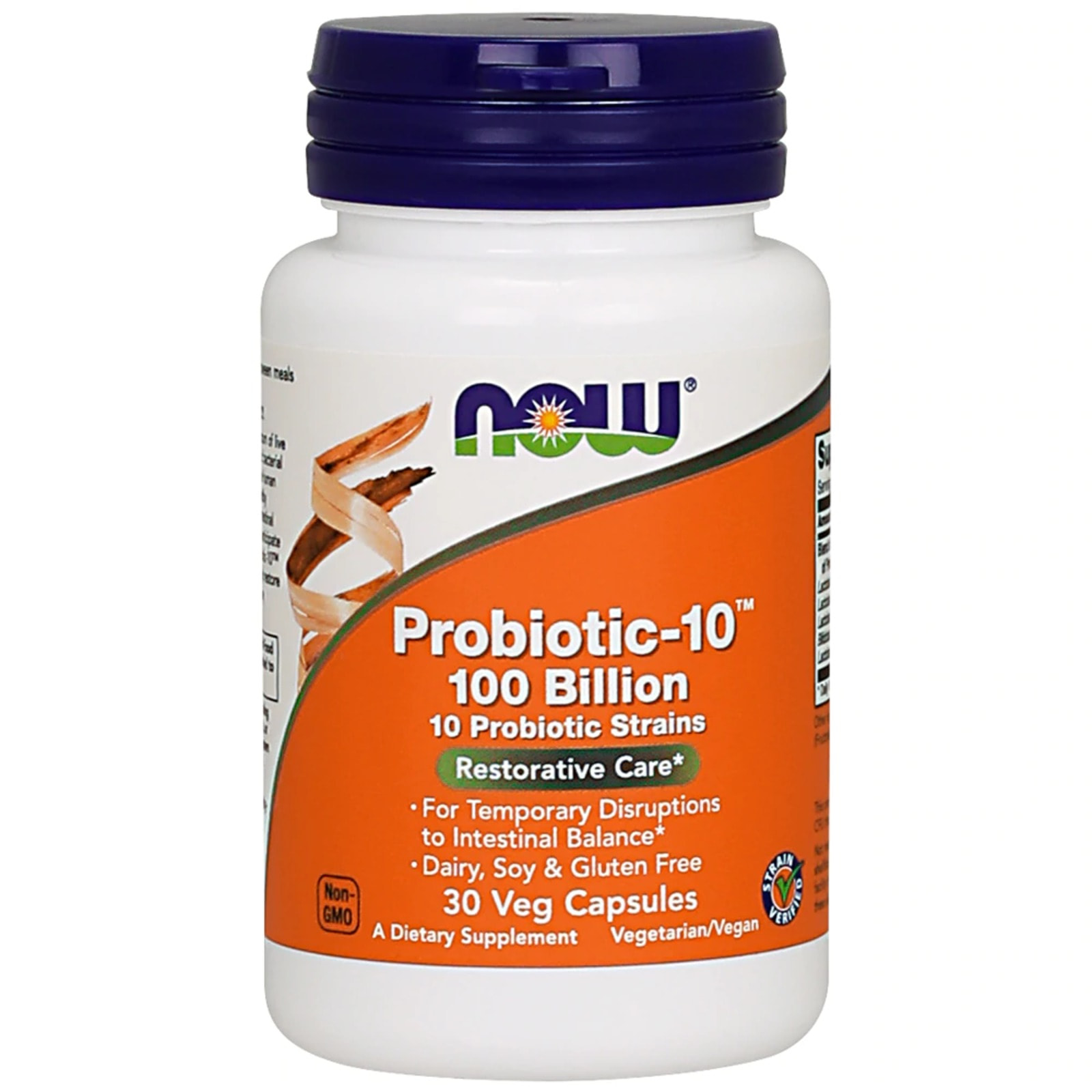 NOW Now Probiotic 10™ 100 Billion, 30 капс. 