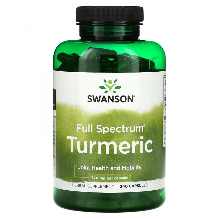 Swanson Full Spectrum Turmeric 720 mg, 240 капс. 