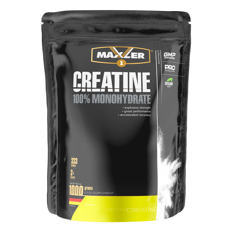 Maxler Creatine 100% Monohydrate, 1000 г Креатин моногидрат