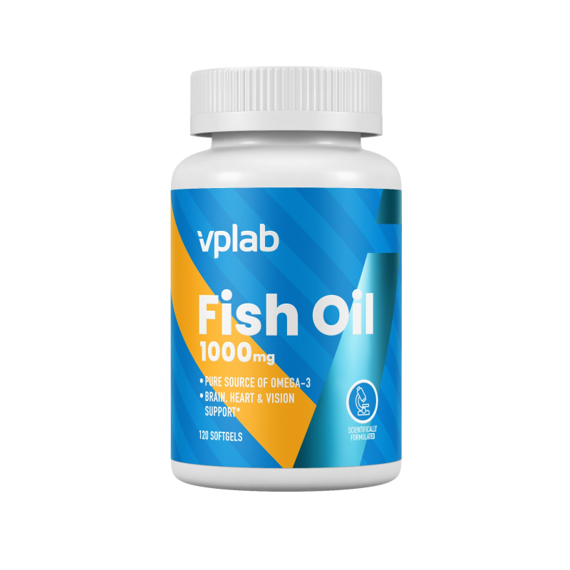 VP Laboratory Fish Oil, 120 капс. Омега 3