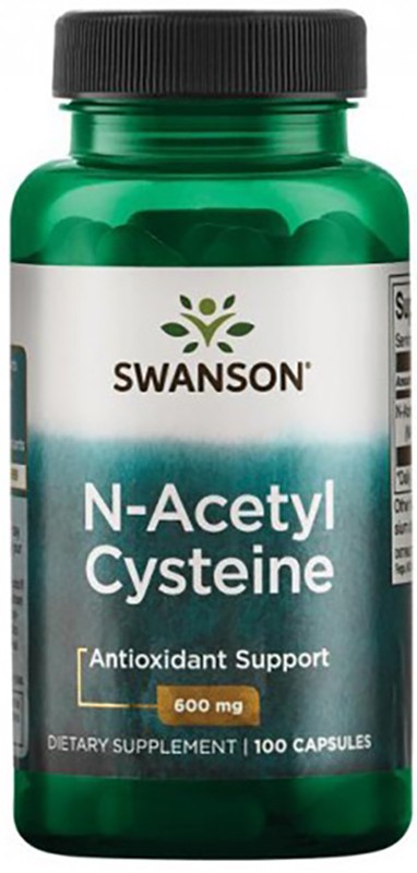 Swanson Nac N-Acetyl Cysteine 600 mg, 100 капс.