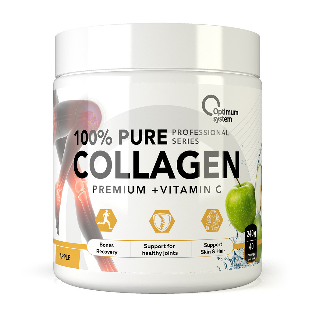 Optimum System 100% Pure Collagen Powder, 240 г 