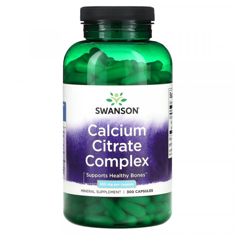 Swanson Calcium Citrate Complex 250 mg, 300 капс. 