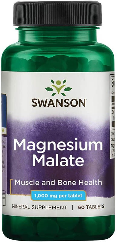Swanson Swanson Magnesium Malate 1,000 mg, 60 таб. 