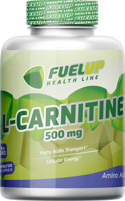 FuelUp L-Carnitine 500 mg, 180 капс. 