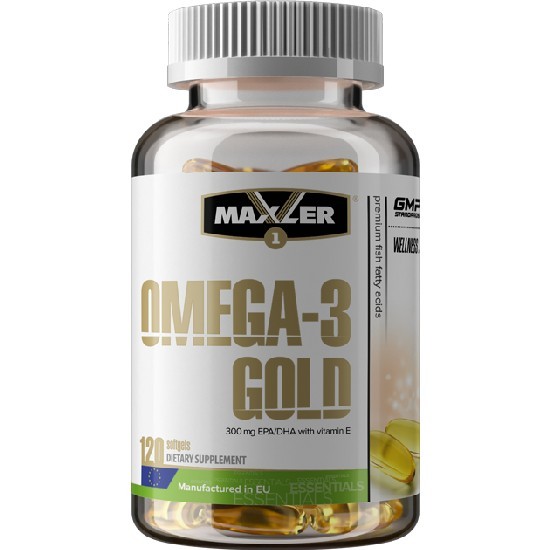 Maxler Omega-3 Gold Softgels, 120 капс. 