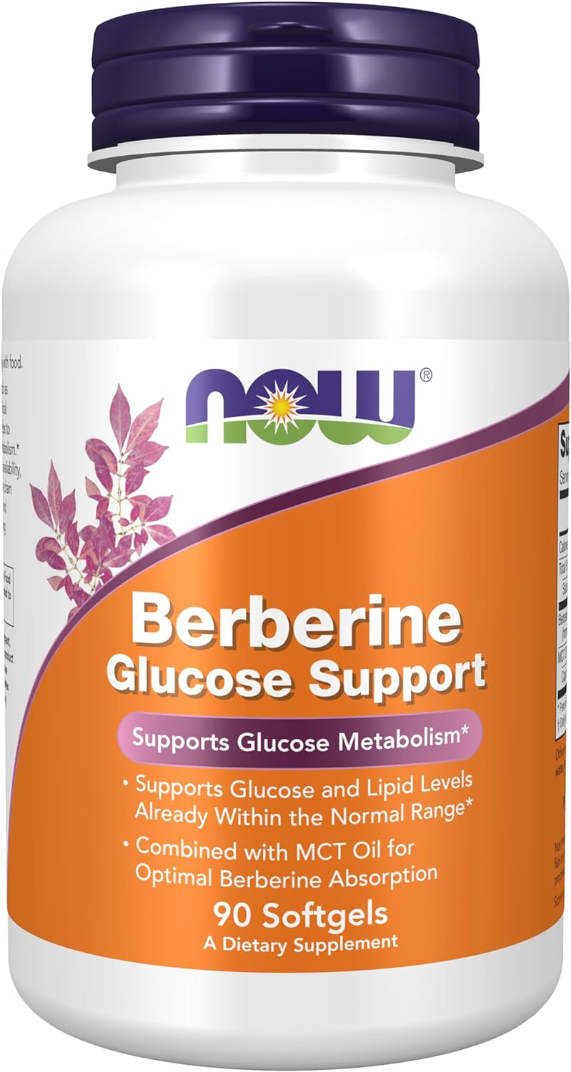 Now Berberine Glucose Support, 90 капс. 
