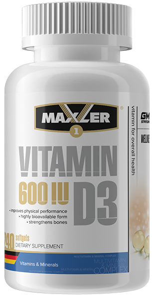 Maxler Vitamin D3, 240 капс. 
