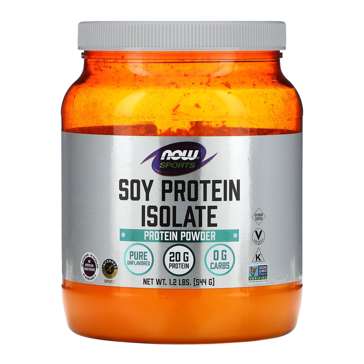 NOW Soy Protein (1,2 lbs), 544 г 