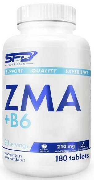 SFD Nutrition ZMA + B6, 180 таб. 