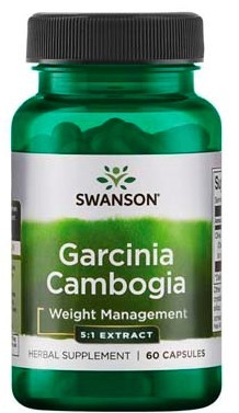 Swanson Garcinia Cambogia 5:1 Ext 80 Mg, 60 капс. 