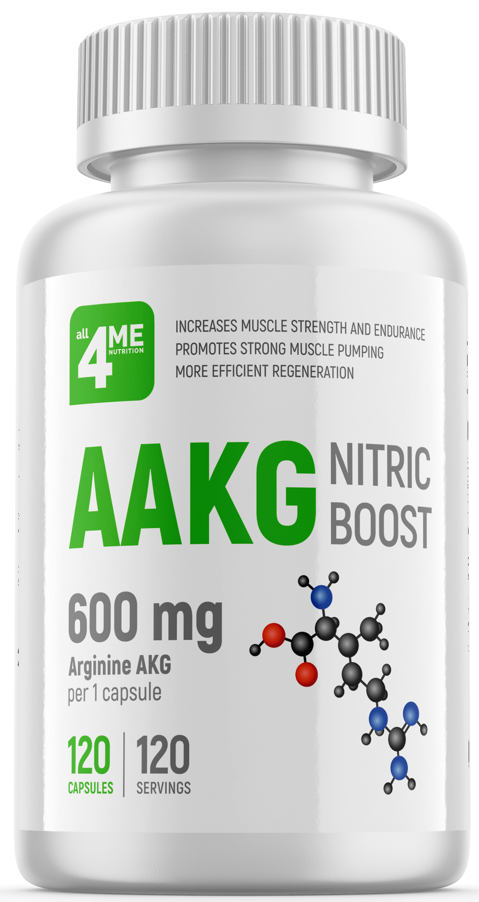 4Me Nutrition AAKG 600 mg, 120 капс.