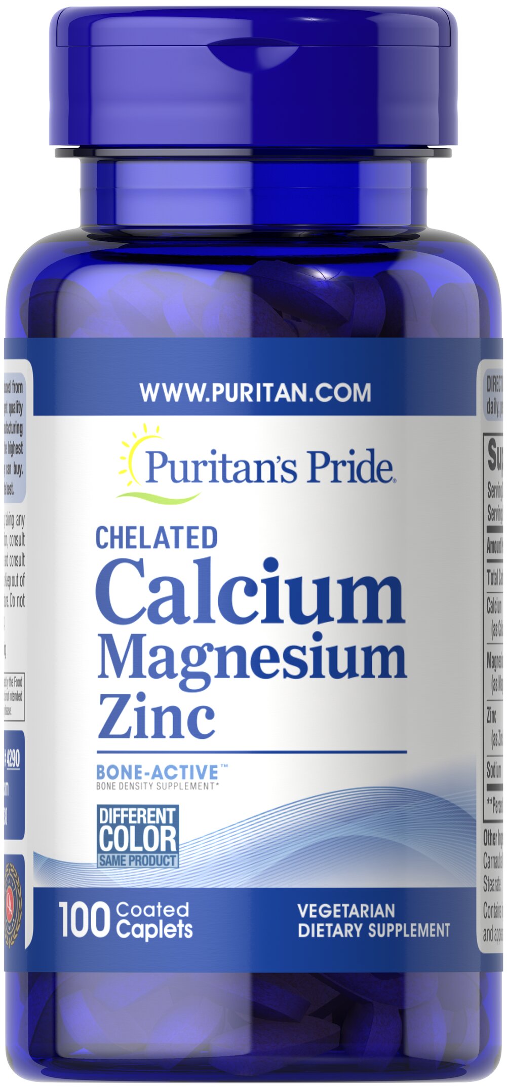 Puritans Pride Puritans Pride Chelated Calcium/Magnesium/Zinc 100 капс. 