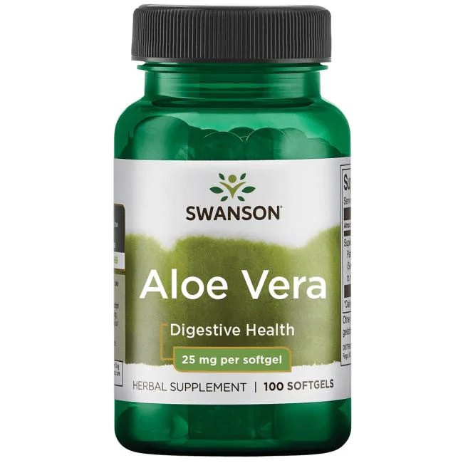 Swanson Swanson Super Herb Aloe Vera 25 mg, 100 капс. 