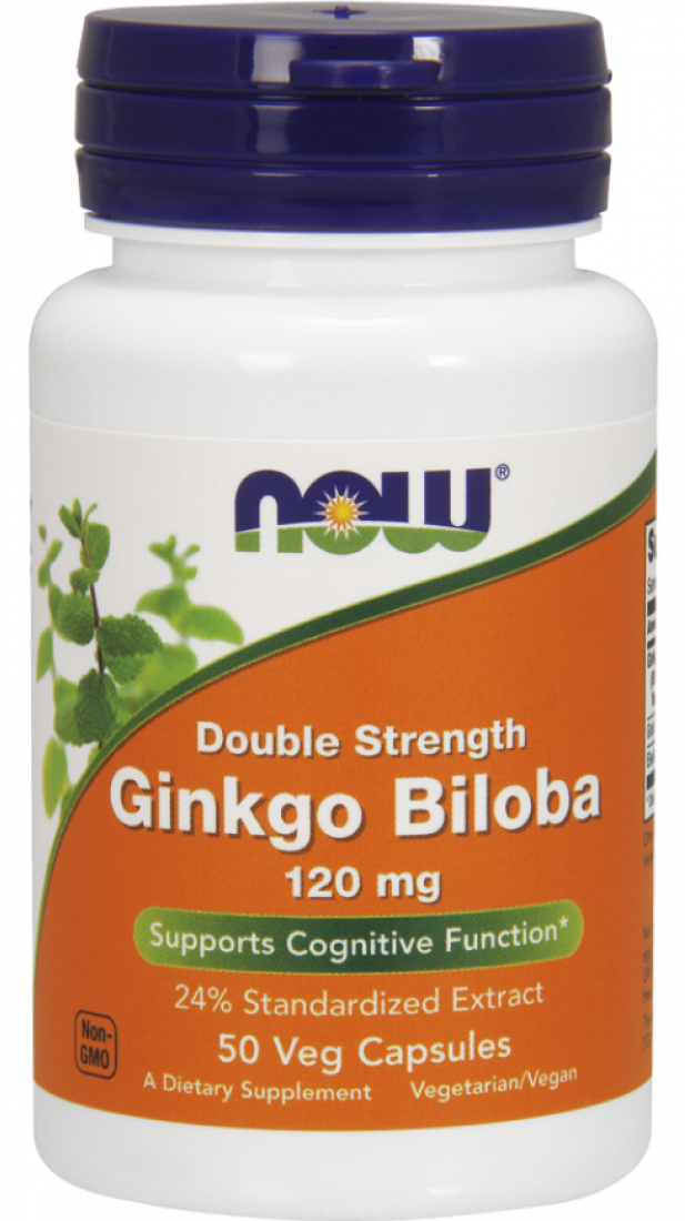 NOW NOW Ginkgo Biloba 120 mg, 50 капс. 
