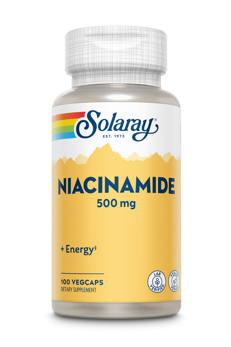 Solaray Niacinamide 500мг, 100 капс. 