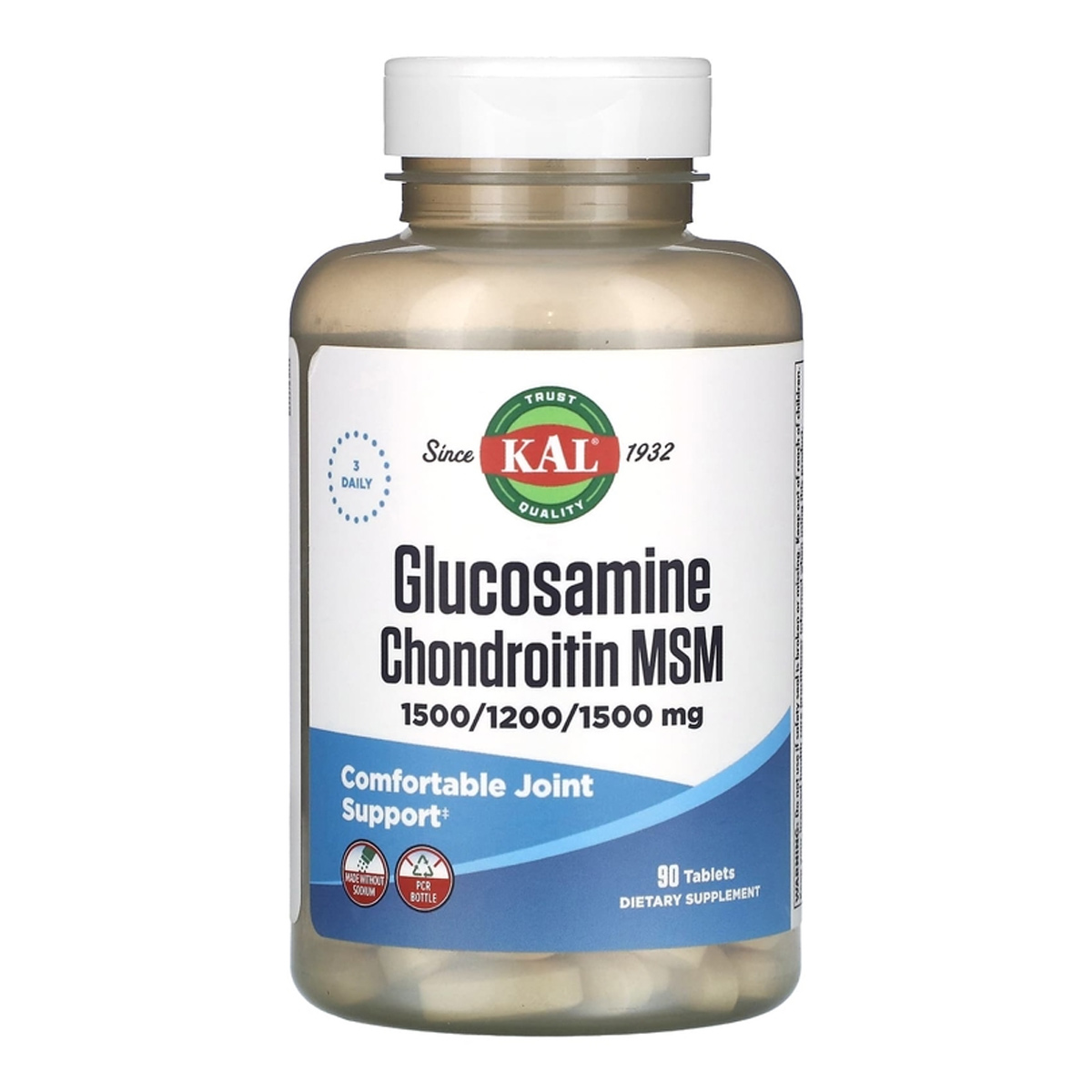 Kal Glucosamine Chondroitin MSM, 90 таб. 