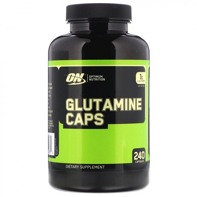 Optimum Nutrition Glutamine Caps Dietary Supplement, 240 капс. Глютамин