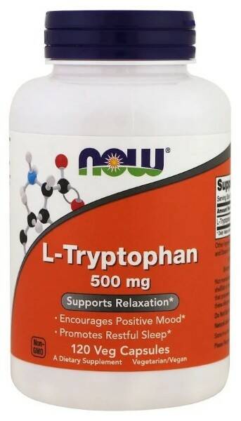 NOW L-Tryptophan 500 мг, 120 капс. 