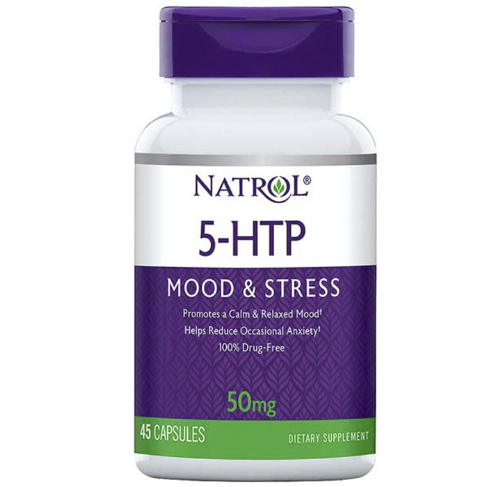 Natrol Natrol 5-HTP 50 mg, 45 капс. 