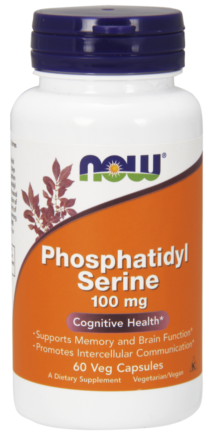NOW NOW Phosphatidyl Serine, 60 капс. 