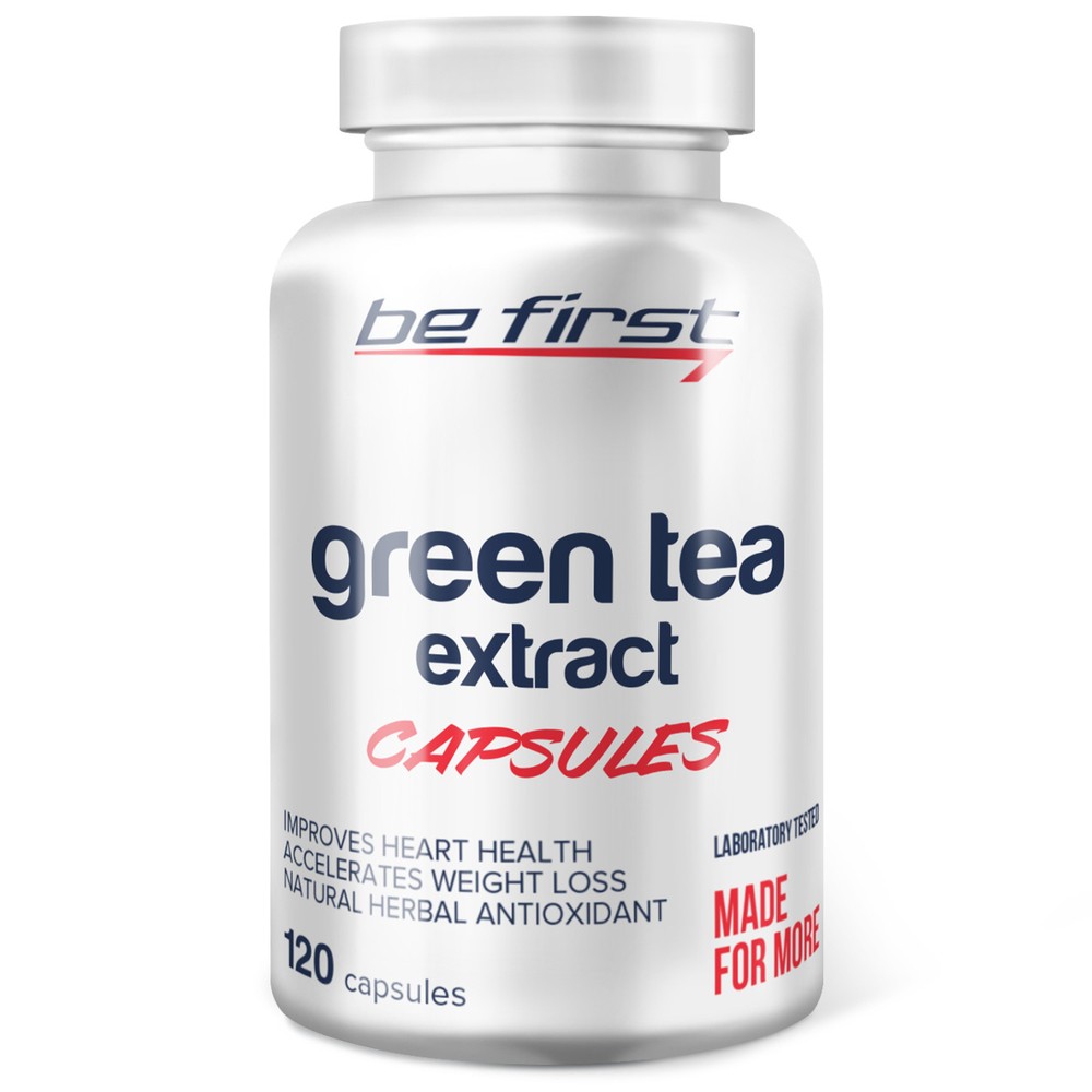 Be First Green Tea Extract capsules, 120 капс. 