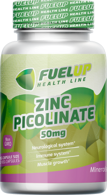 FuelUp Zinc Picolinate 50 mg, 120 капс.