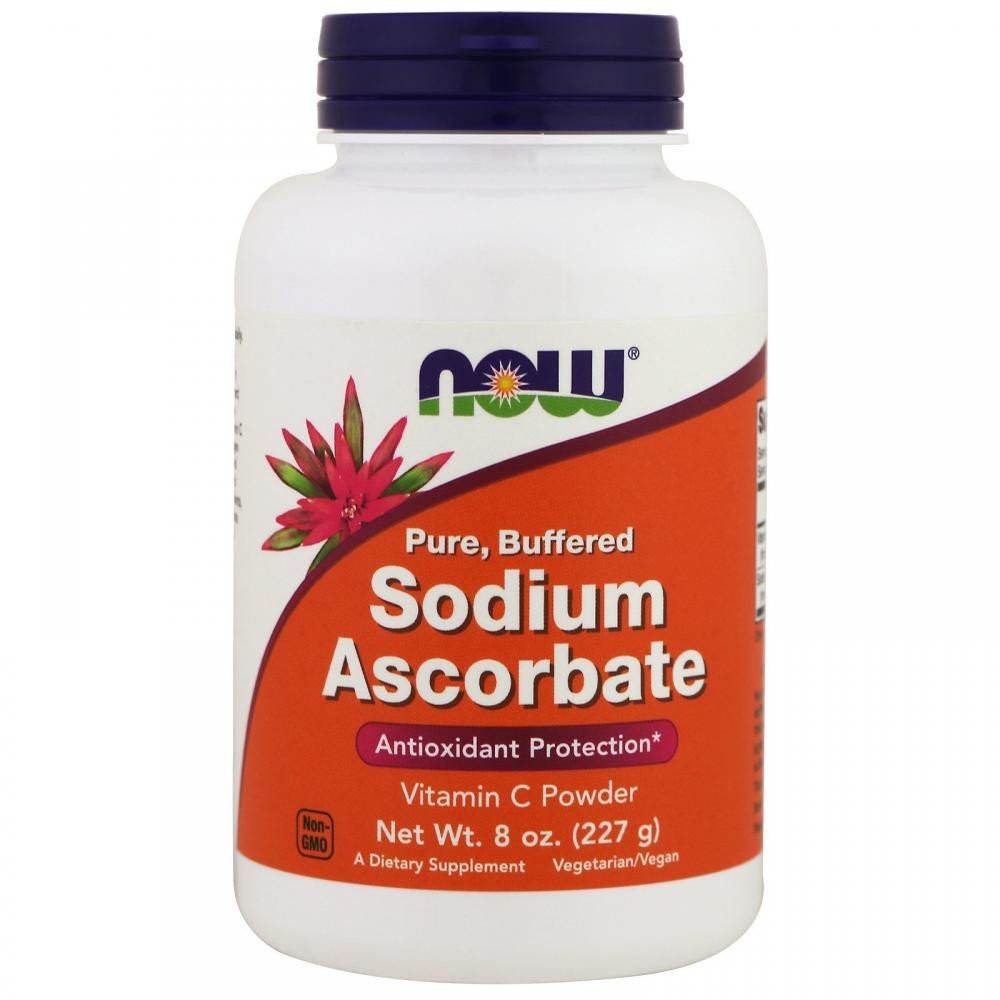 NOW Sodium Ascorbate Powder, 227 г 