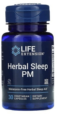 LIFE Extension Herbal Sleep PM, 30 капс. 